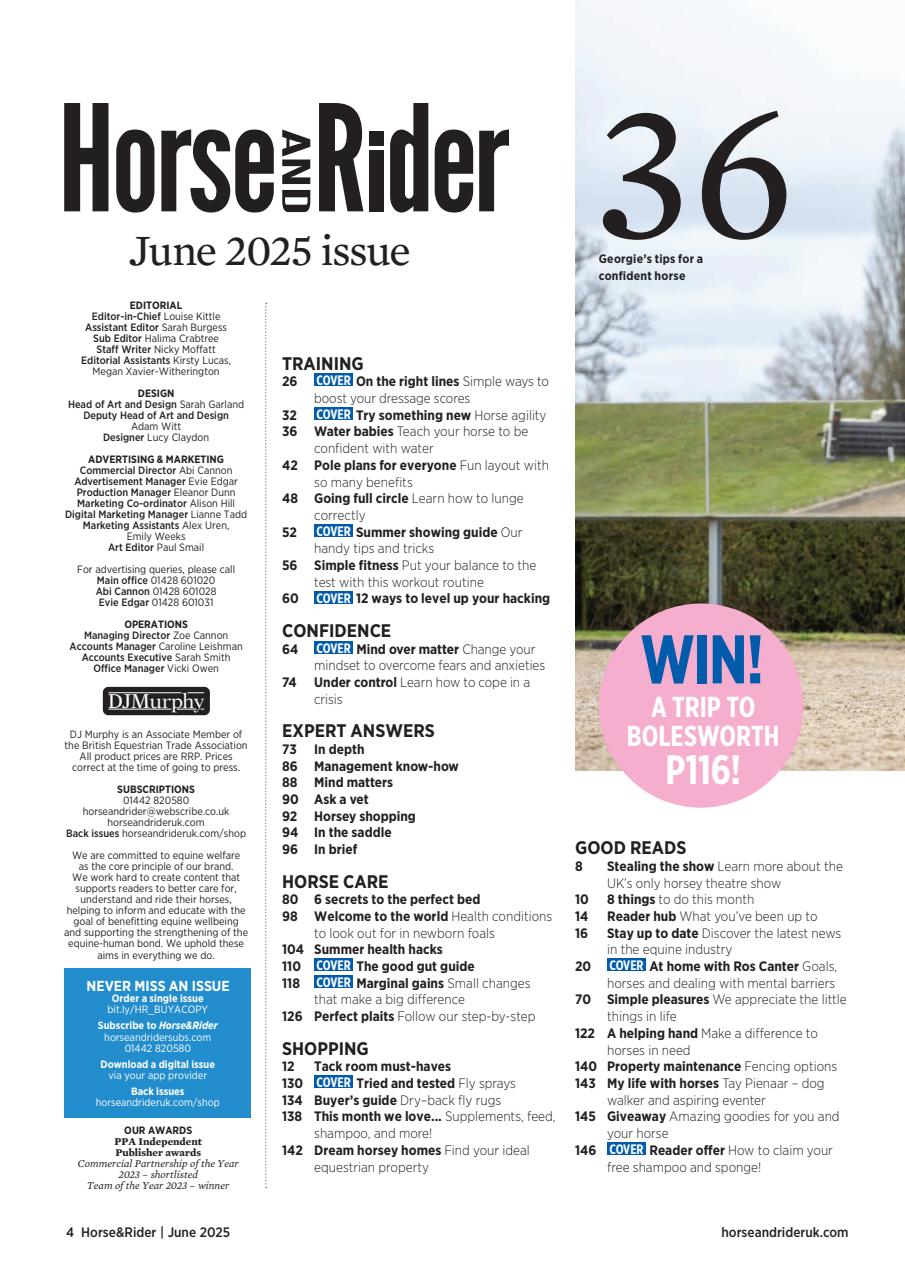 Horse&Rider Magazine - UK equestrian magazine for Horse and Rider Preview Pages