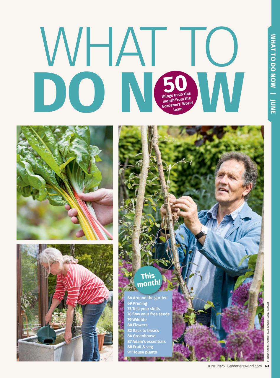 BBC Gardeners’ World Magazine Preview Pages