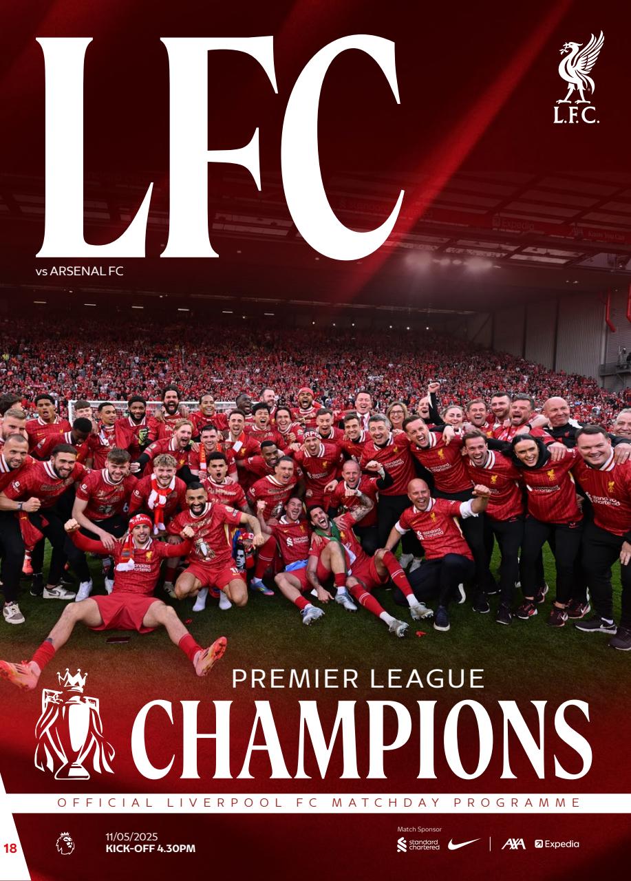 Liverpool FC Programmes Preview Pages