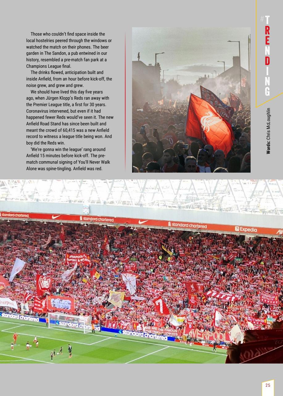Liverpool FC Programmes Preview Pages
