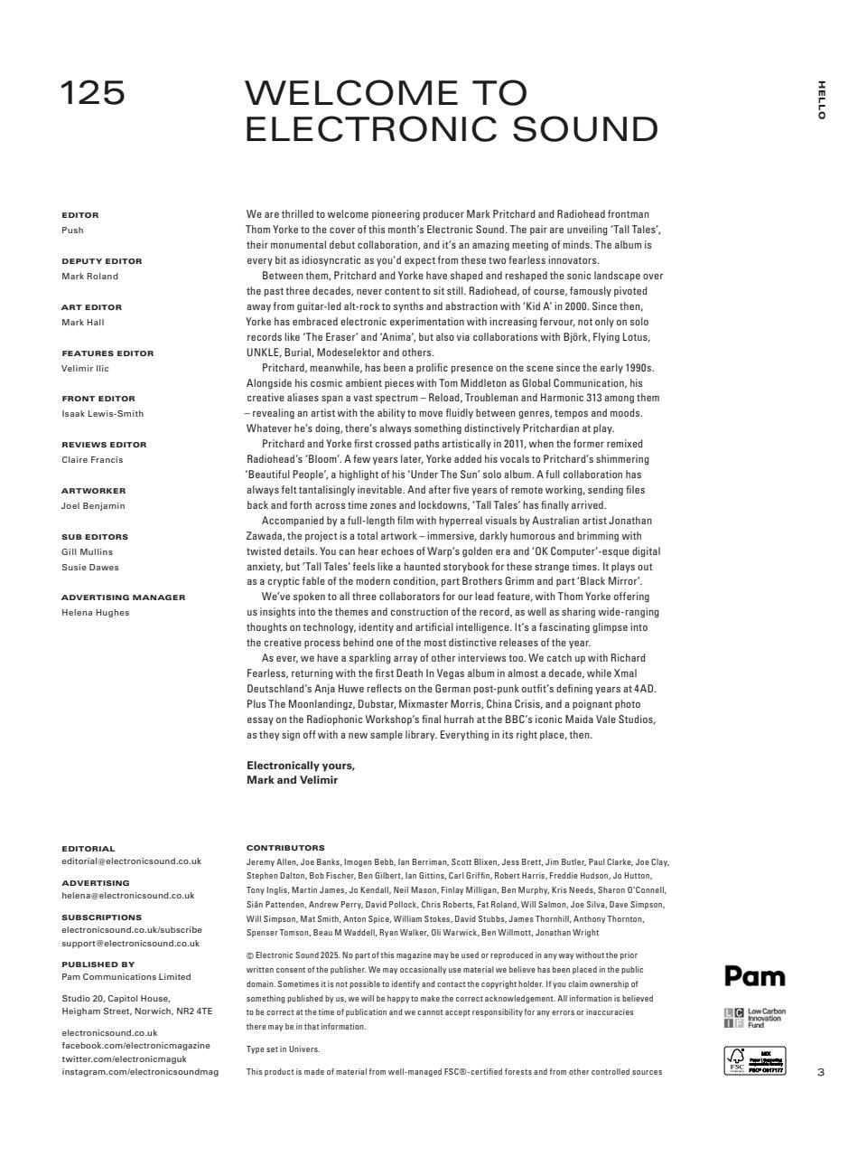 Electronic Sound Preview Pages