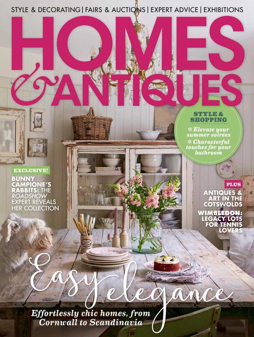 Homes & Antiques Magazine Preview Pages