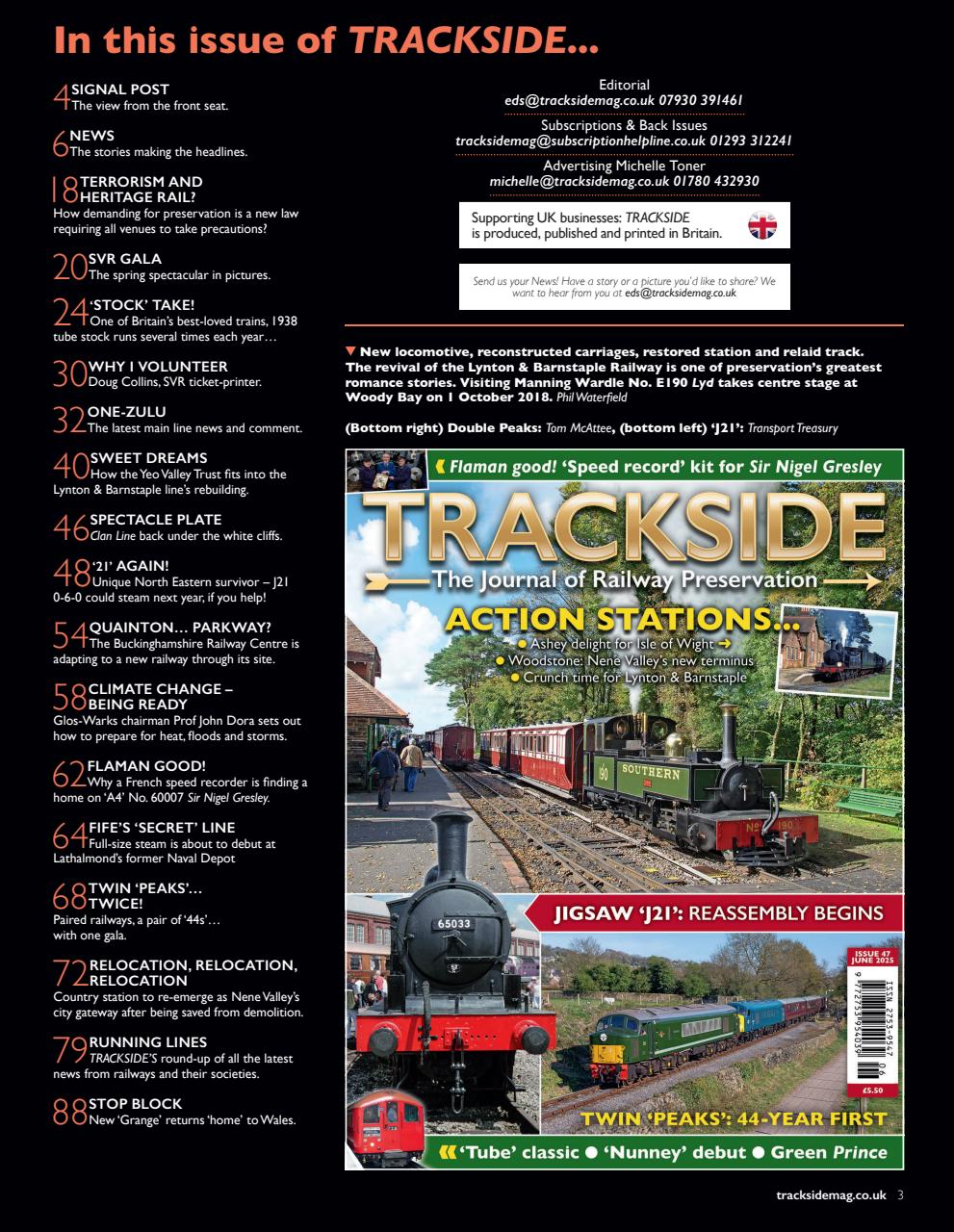 Trackside Preview Pages