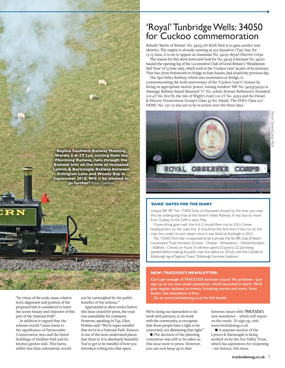 Trackside Preview Pages