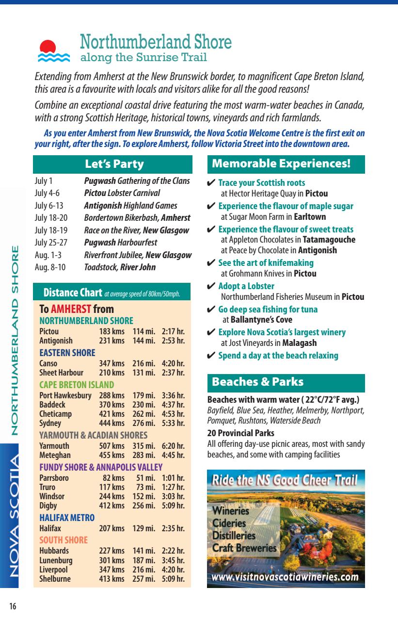 Motorcycle Tour Guide Nova Scotia Preview Pages