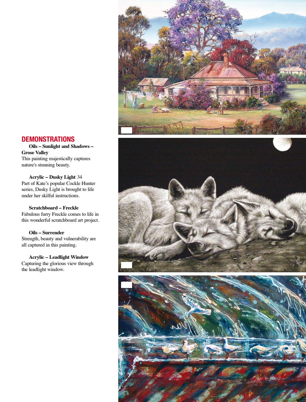 Artist's Palette Preview Pages