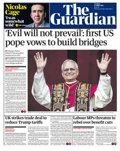 The Guardian Newspaper issue Friday, 09 May 2025