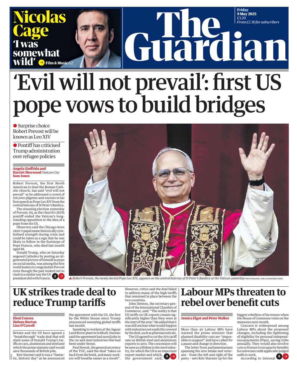 The Guardian Newspaper Preview Pages