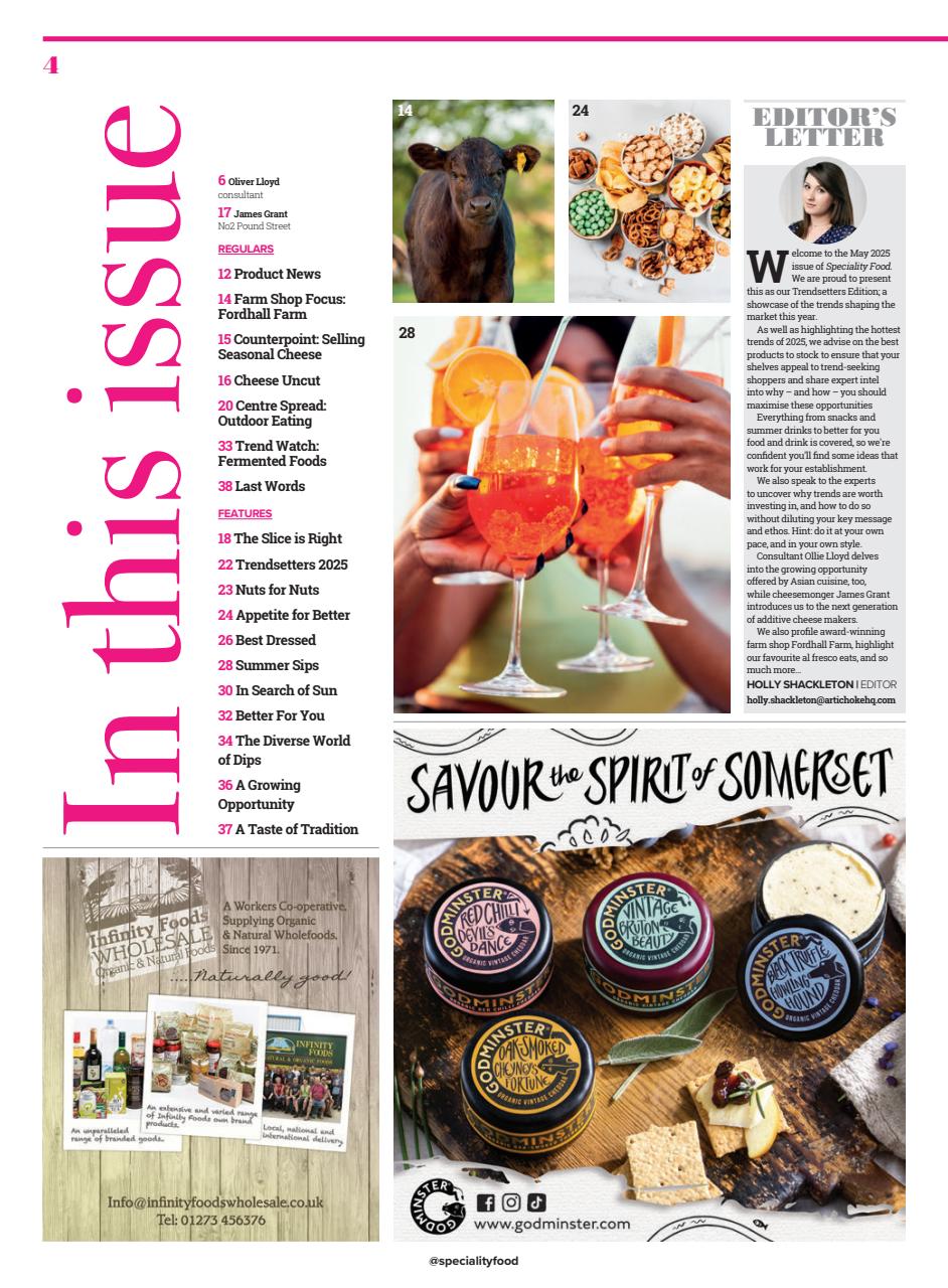 Speciality Food Preview Pages