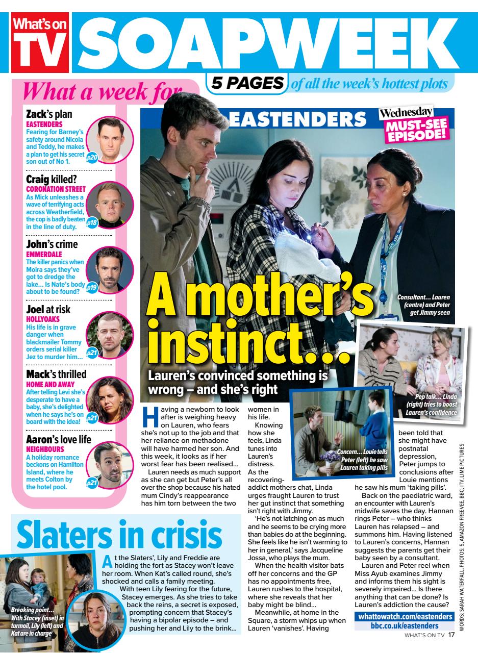 What's on TV Preview Pages