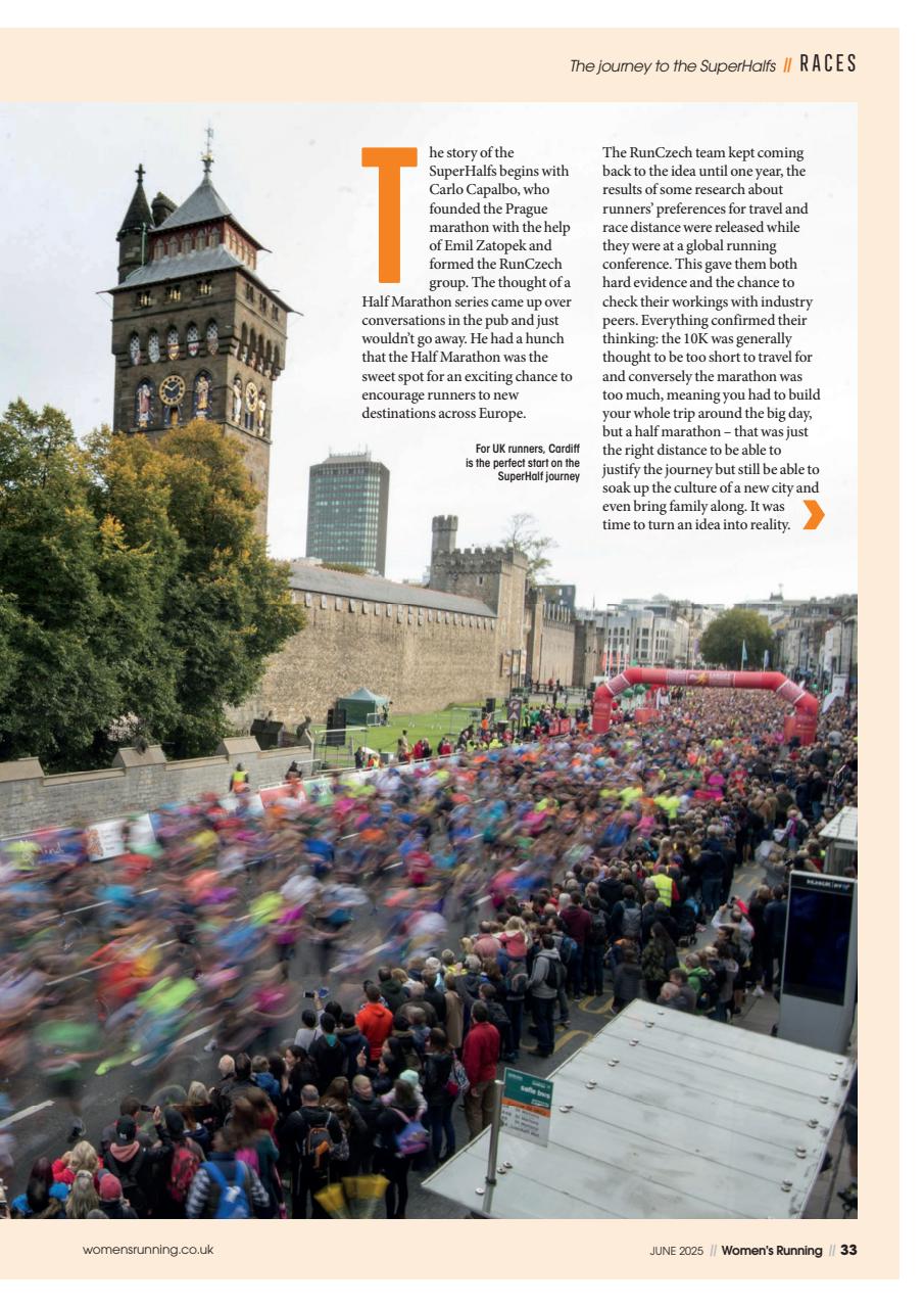 Women’s Running Preview Pages