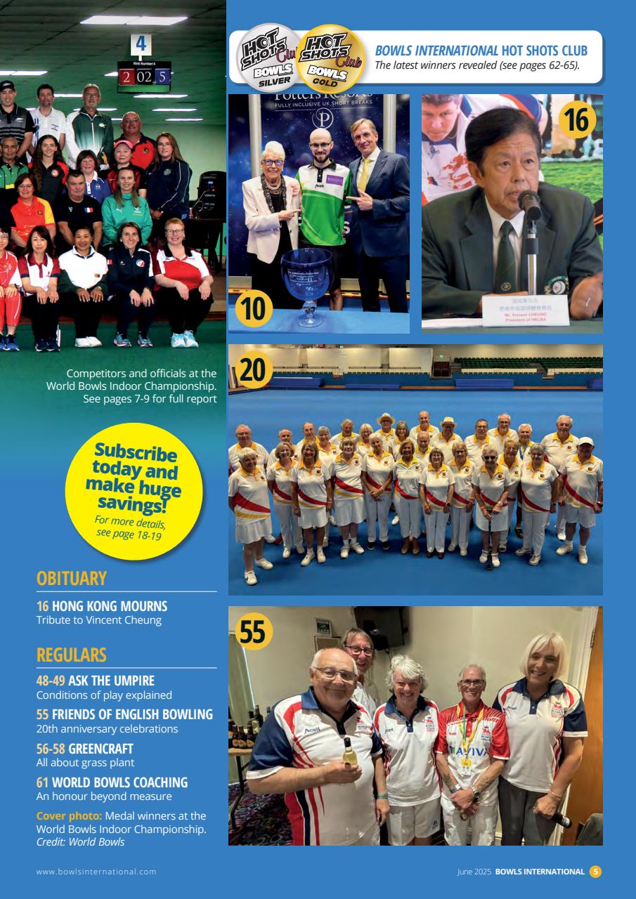 Bowls International Preview Pages
