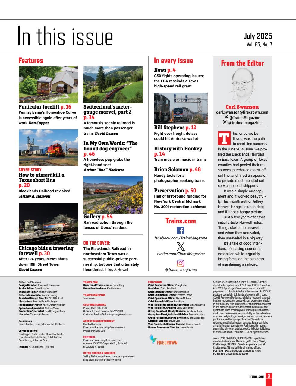 Trains Preview Pages