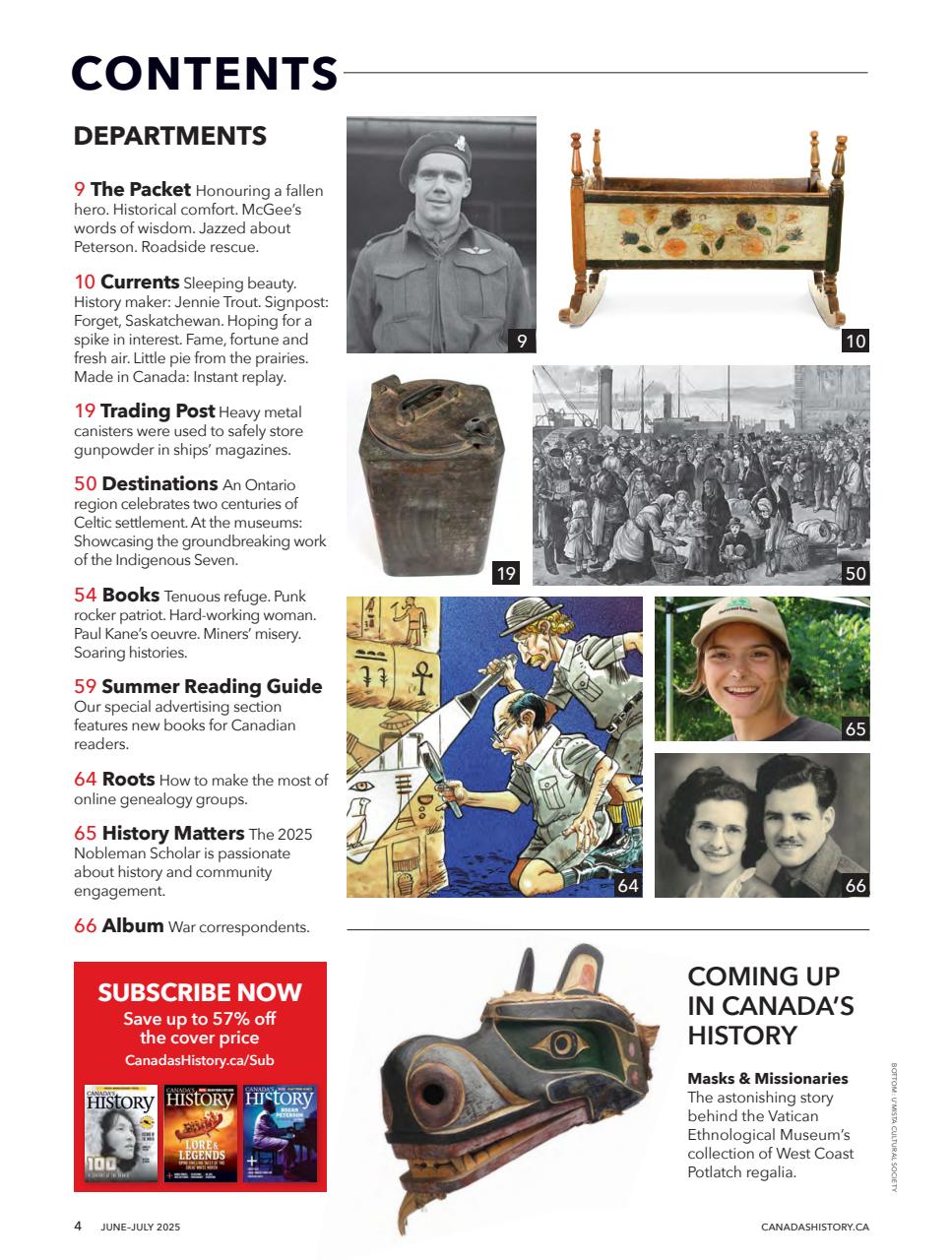 Canada's History Preview Pages