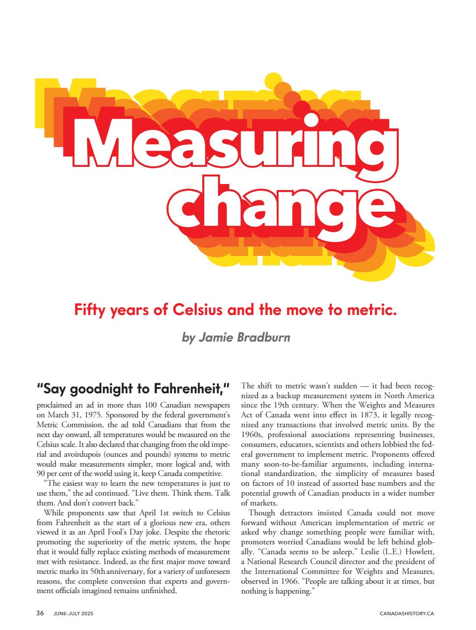 Canada's History Preview Pages