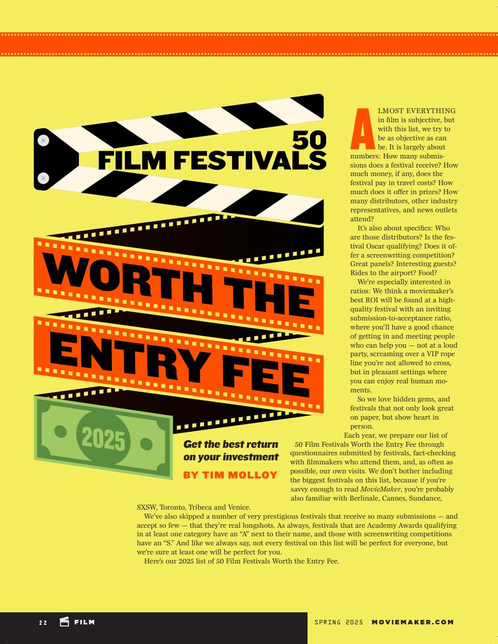 MovieMaker Magazine Preview Pages