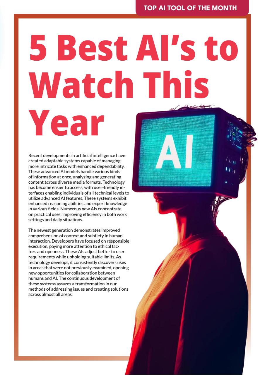 Tech AI Magazine Preview Pages