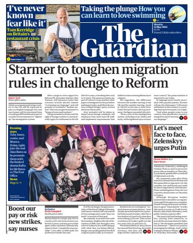 The Guardian Newspaper issue Monday, 12 May 2025