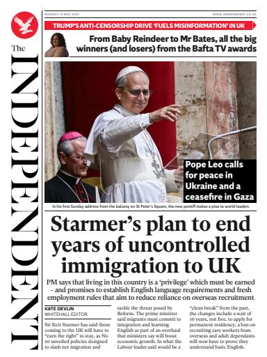 The Independent Daily Edition Newspaper issue 