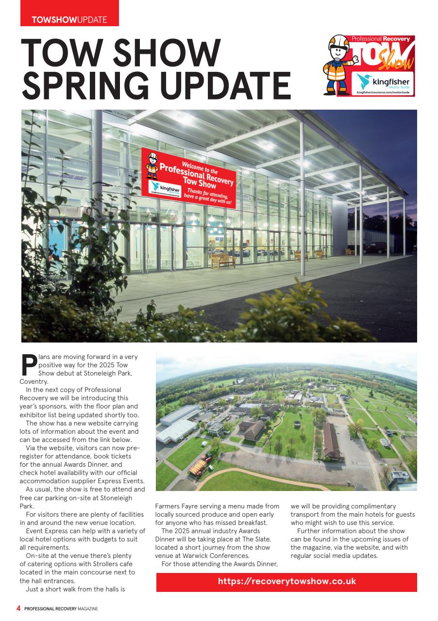 Professional Recovery Magazine Preview Pages