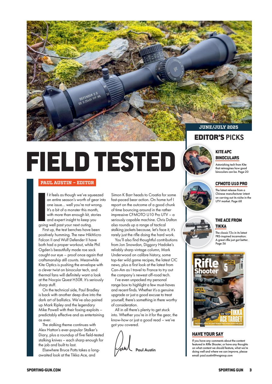 Rifle Shooter Preview Pages