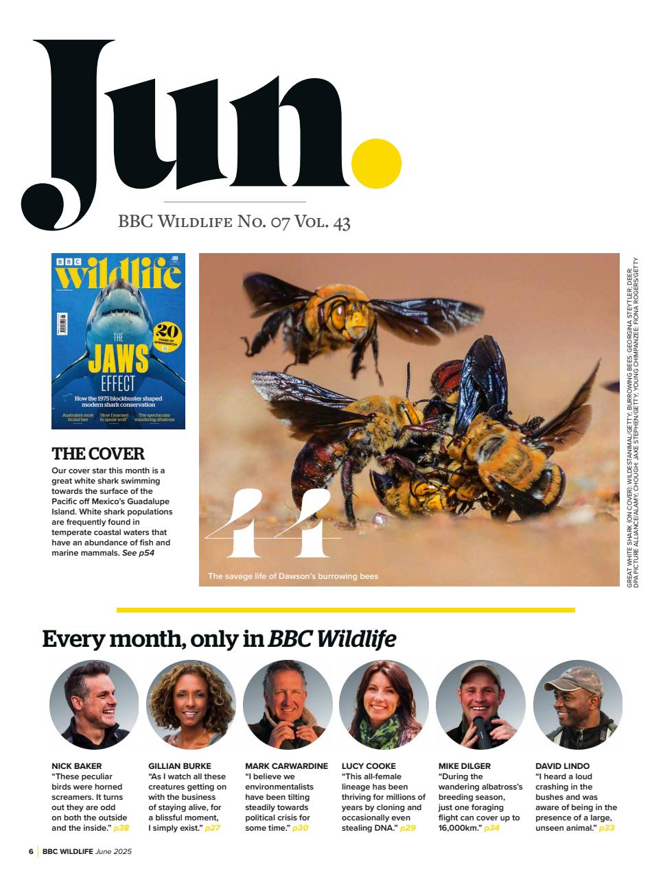 BBC Wildlife Magazine Preview Pages