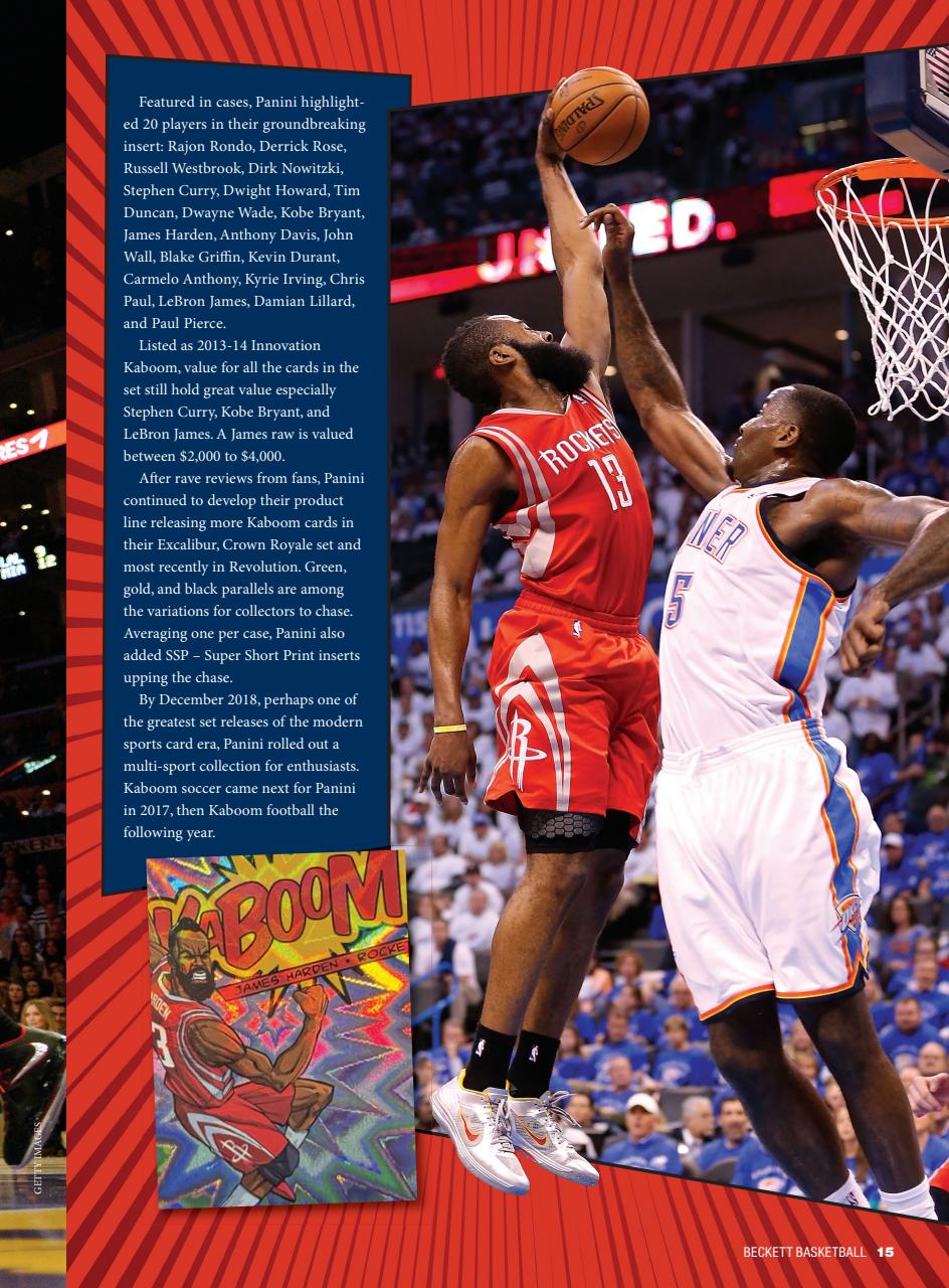 Beckett Basketball Magazine Preview Pages