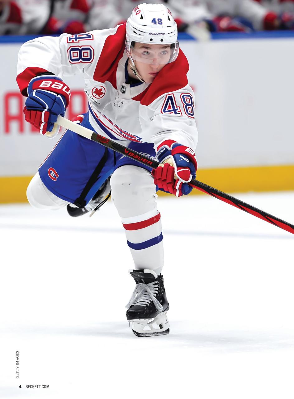 Beckett Hockey Magazine Preview Pages