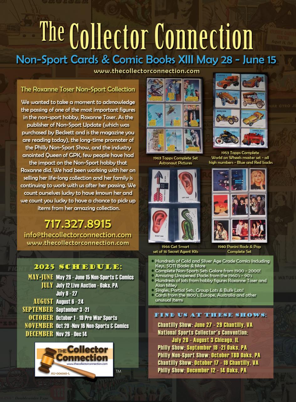 Non-Sport Update Magazine Preview Pages