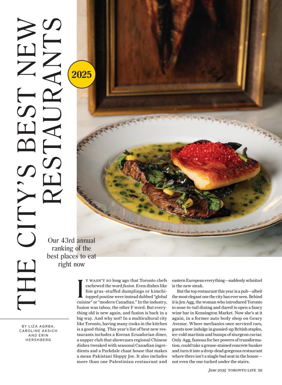 Toronto Life Preview Pages