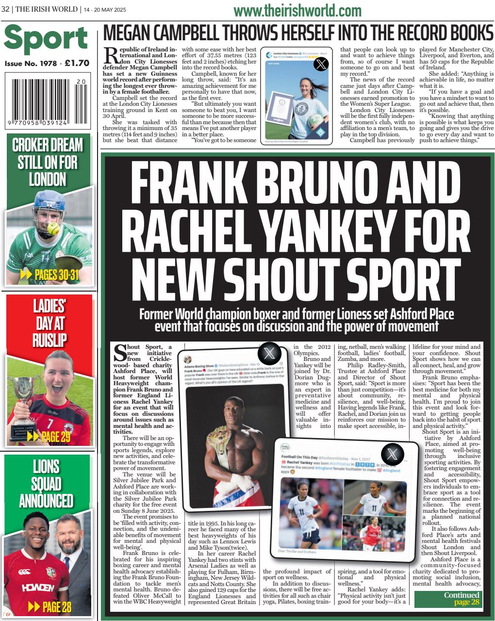 Irish World Preview Pages