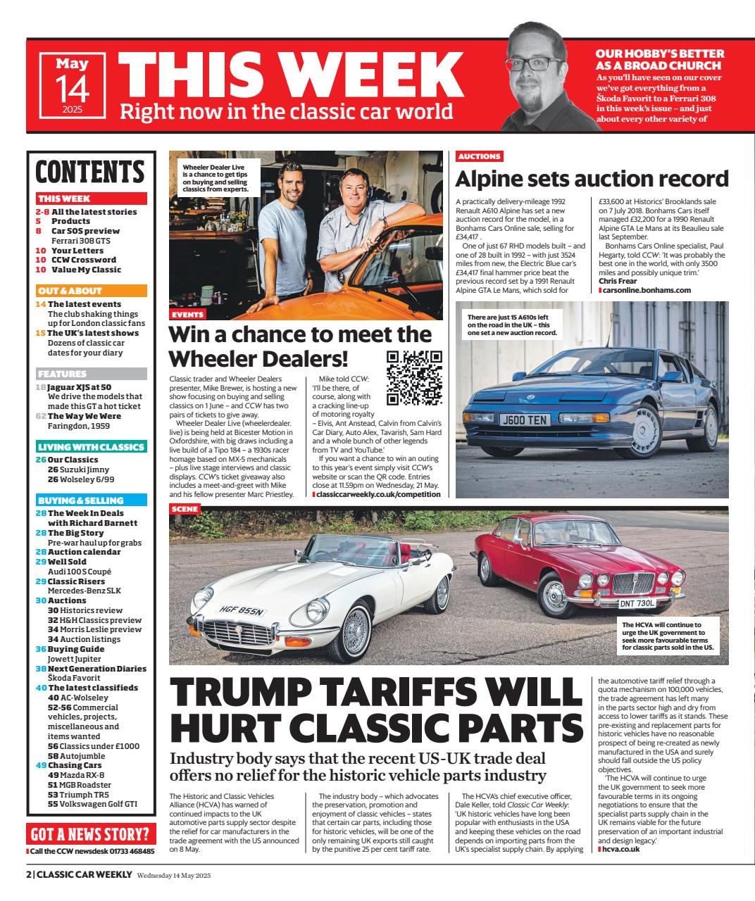 Classic Car Weekly Preview Pages