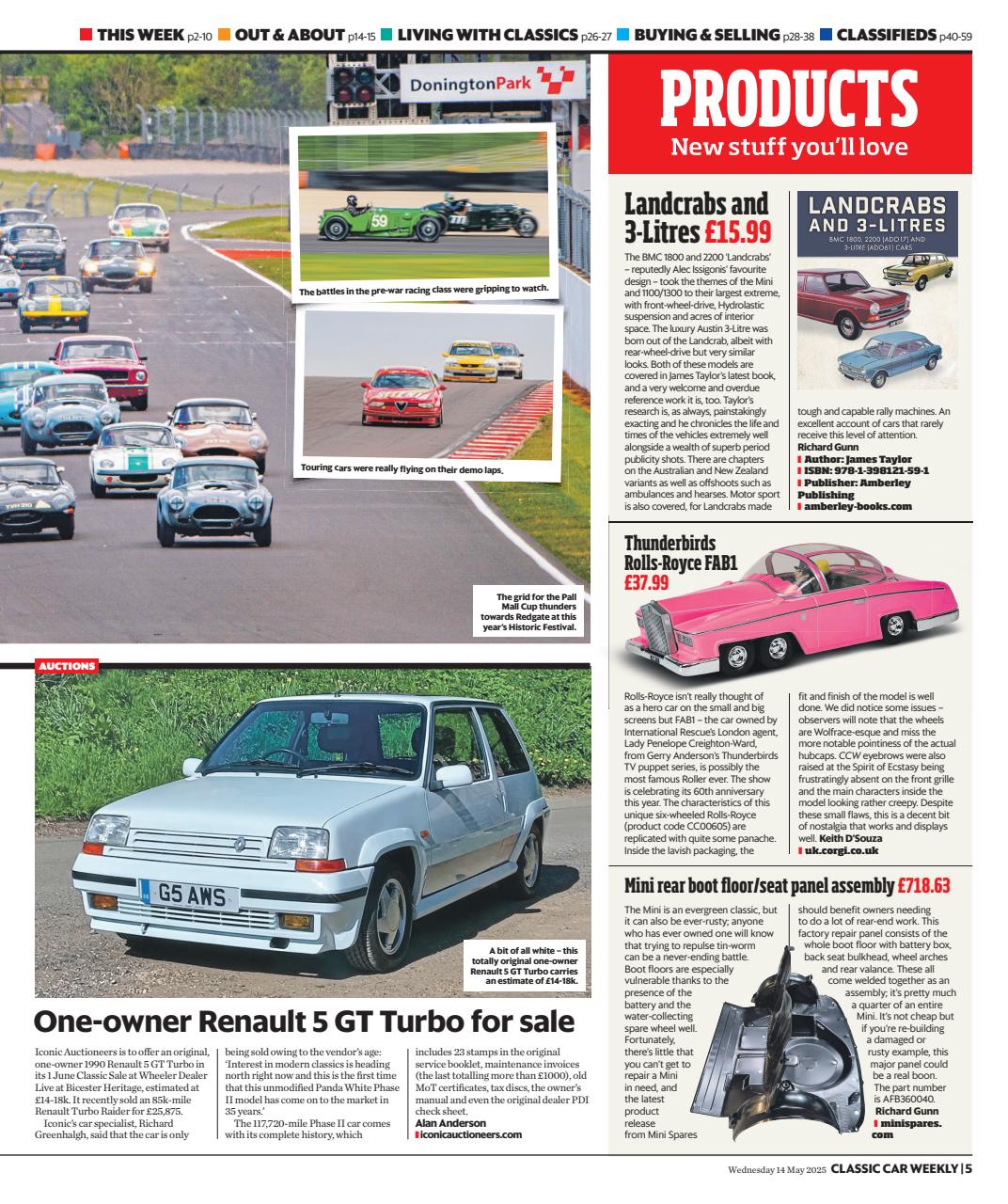 Classic Car Weekly Preview Pages