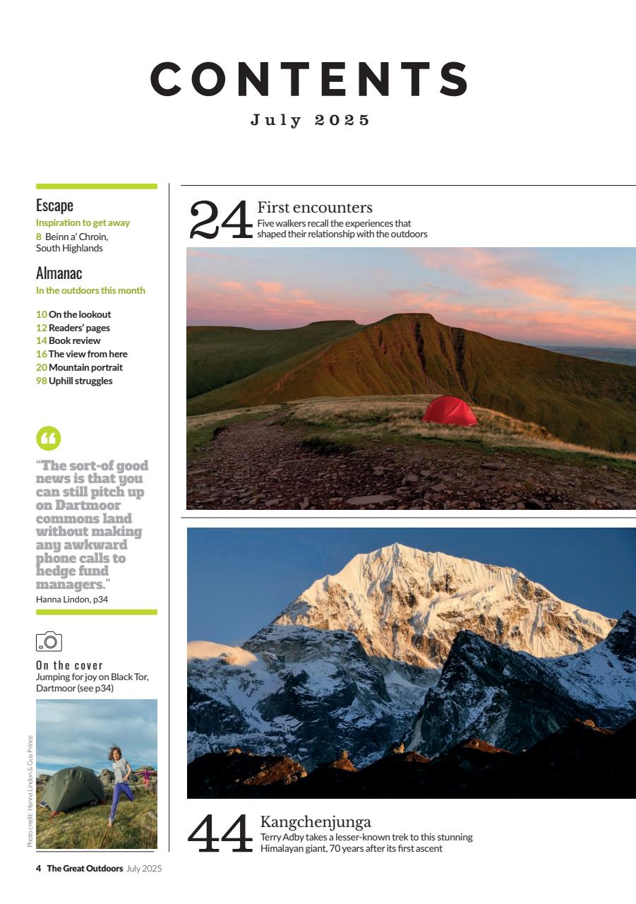TGO - The Great Outdoors Magazine Preview Pages