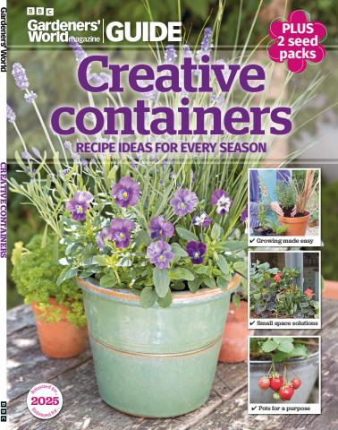 BBC Gardeners’ World Magazine issue Creative Containers