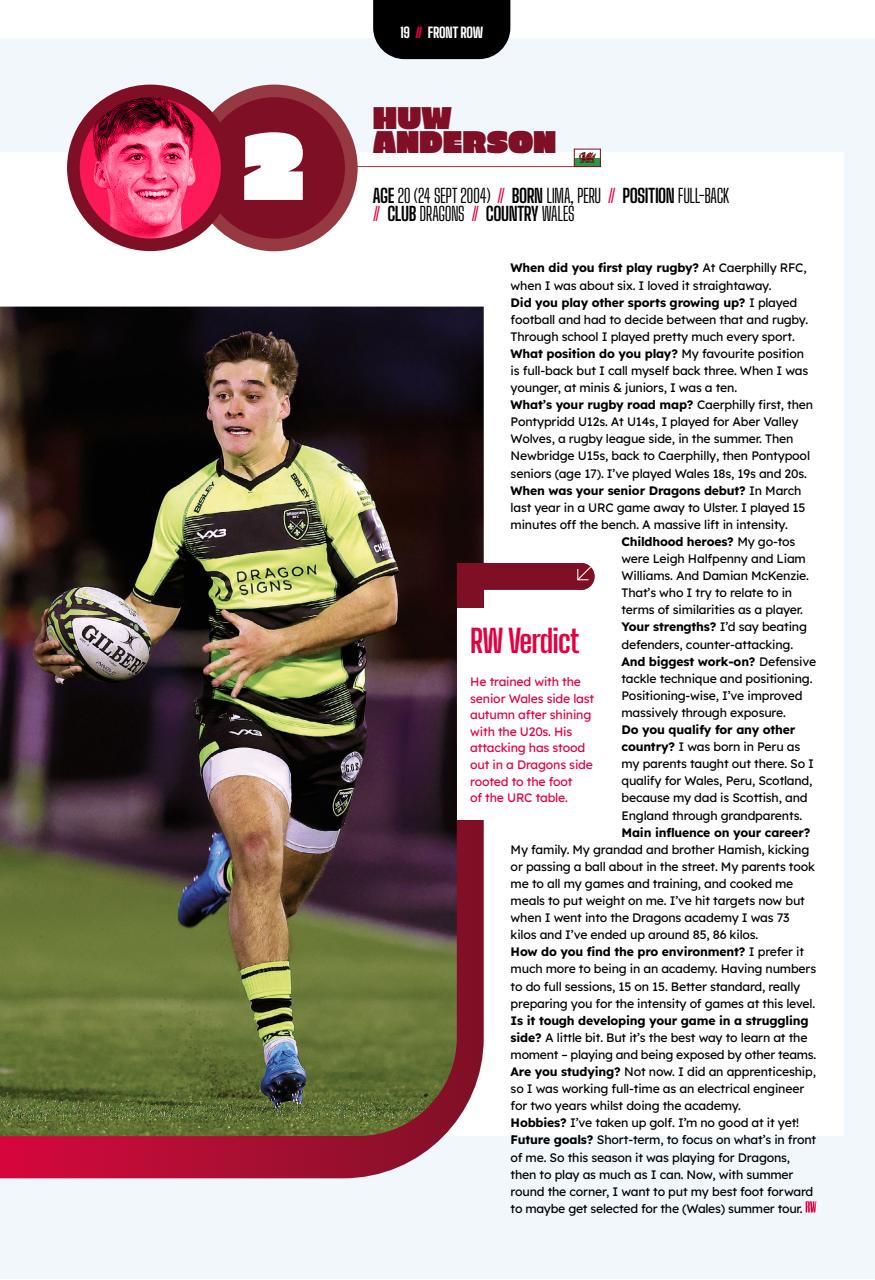 Rugby World Preview Pages