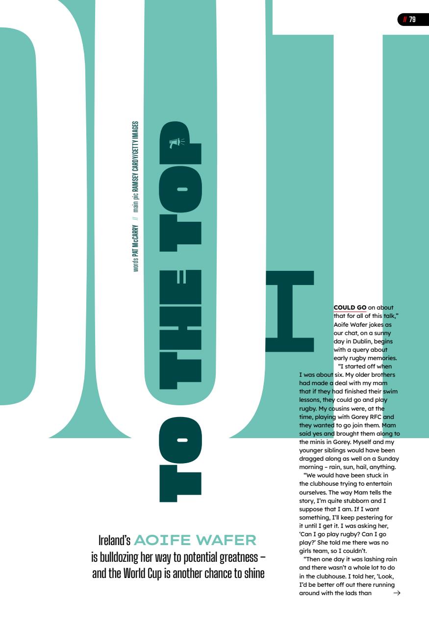 Rugby World Preview Pages