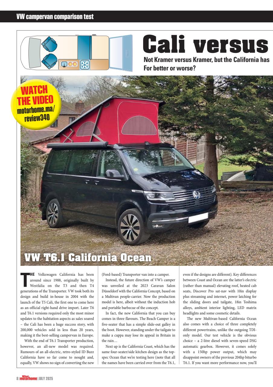 What Motorhome magazine Preview Pages