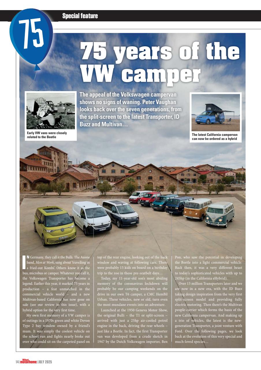 What Motorhome magazine Preview Pages