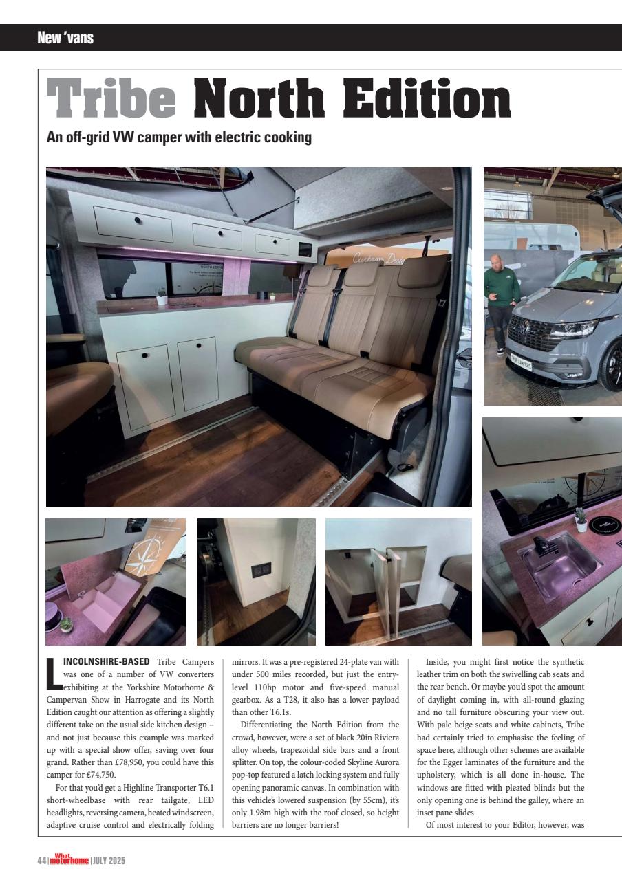 What Motorhome magazine Preview Pages