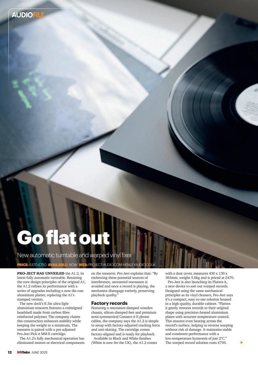 Hi-Fi Choice Preview Pages