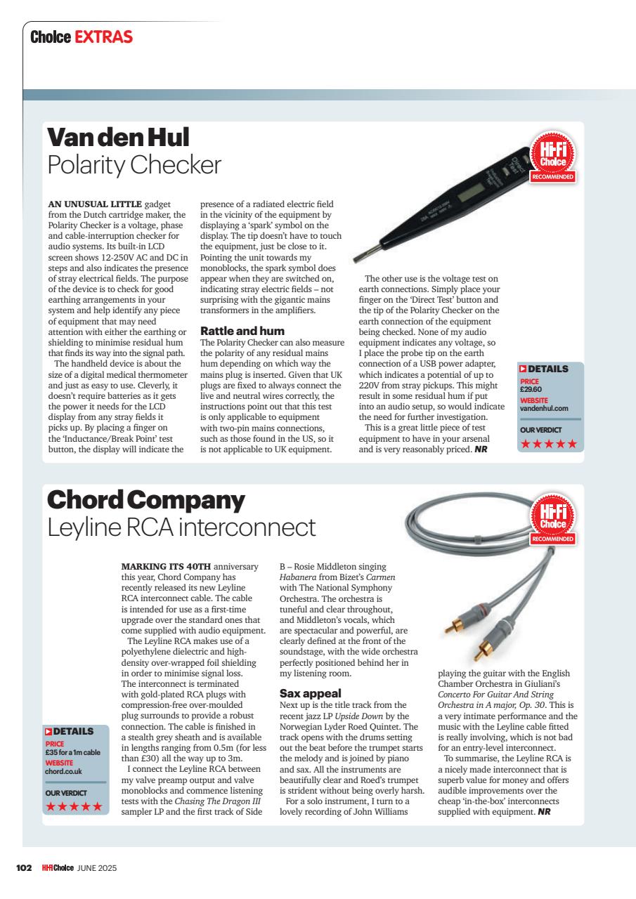 Hi-Fi Choice Preview Pages