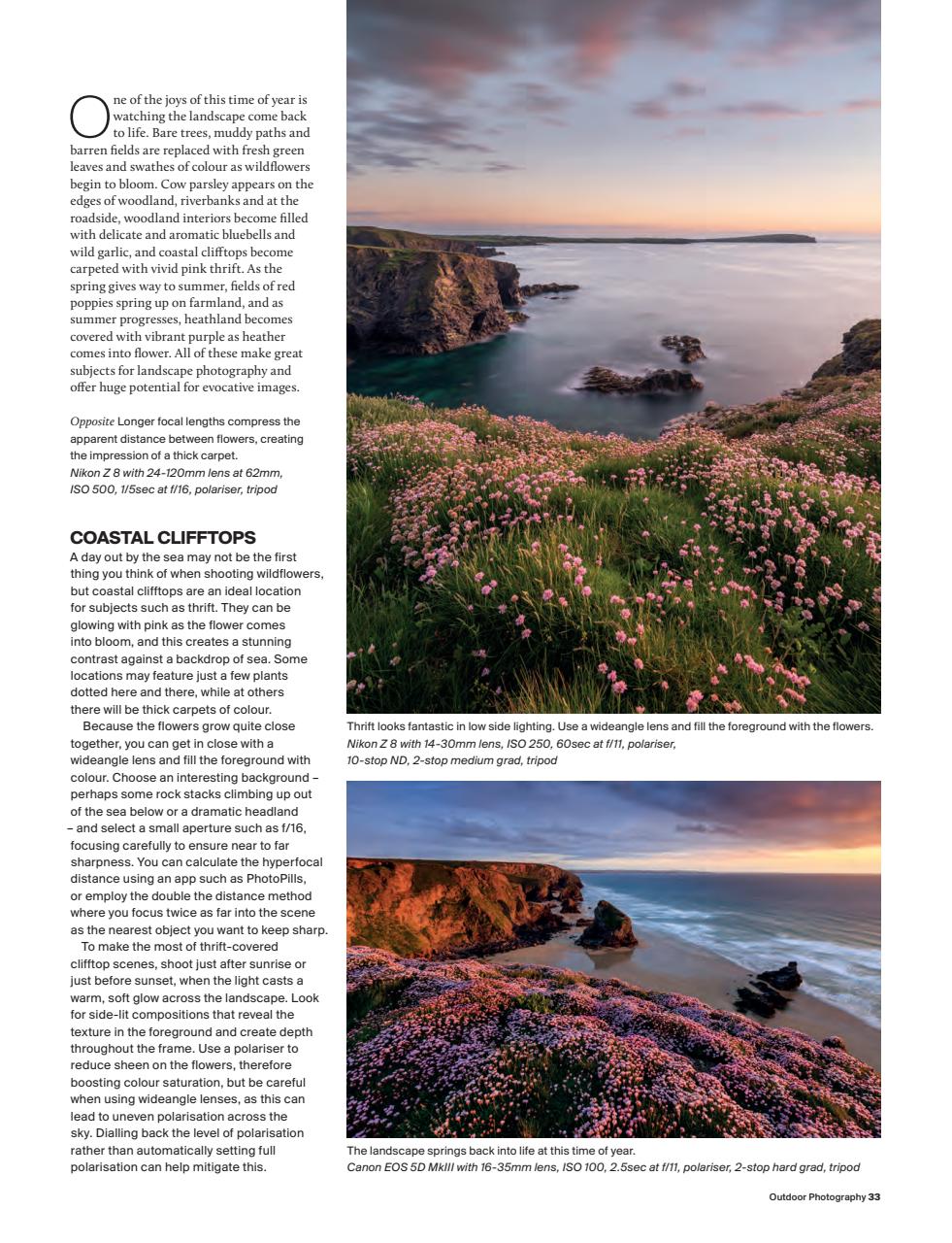 Outdoor Photography Preview Pages