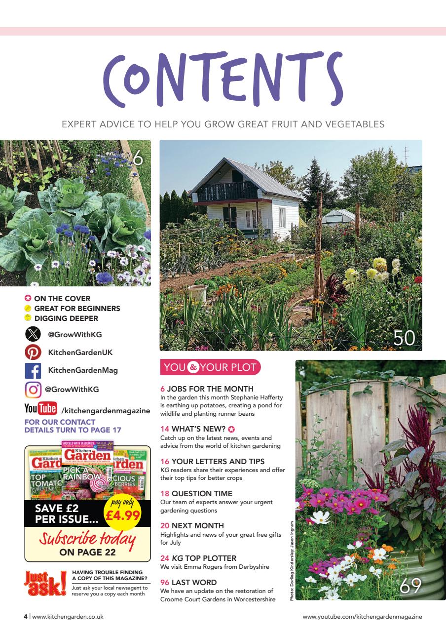 Kitchen Garden Magazine Preview Pages