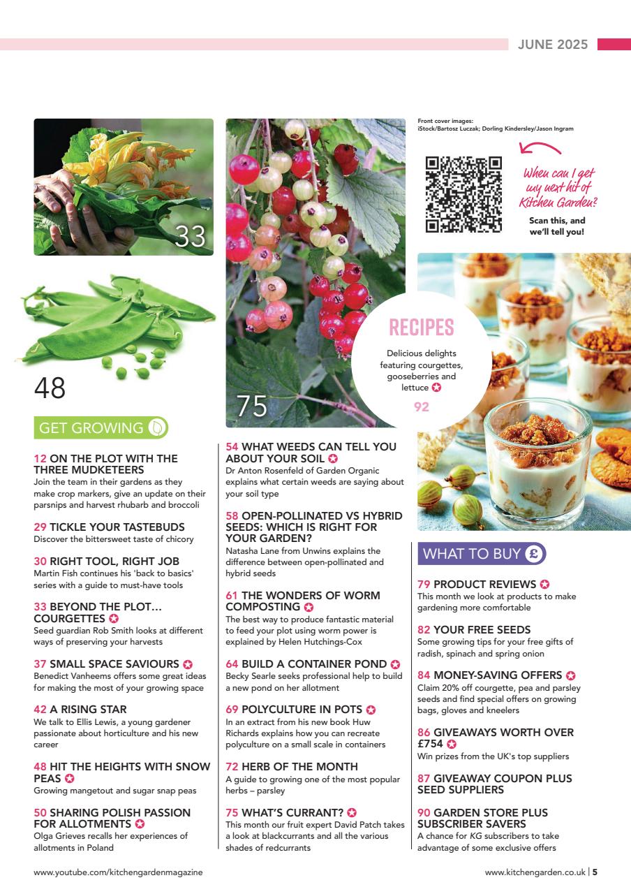 Kitchen Garden Magazine Preview Pages