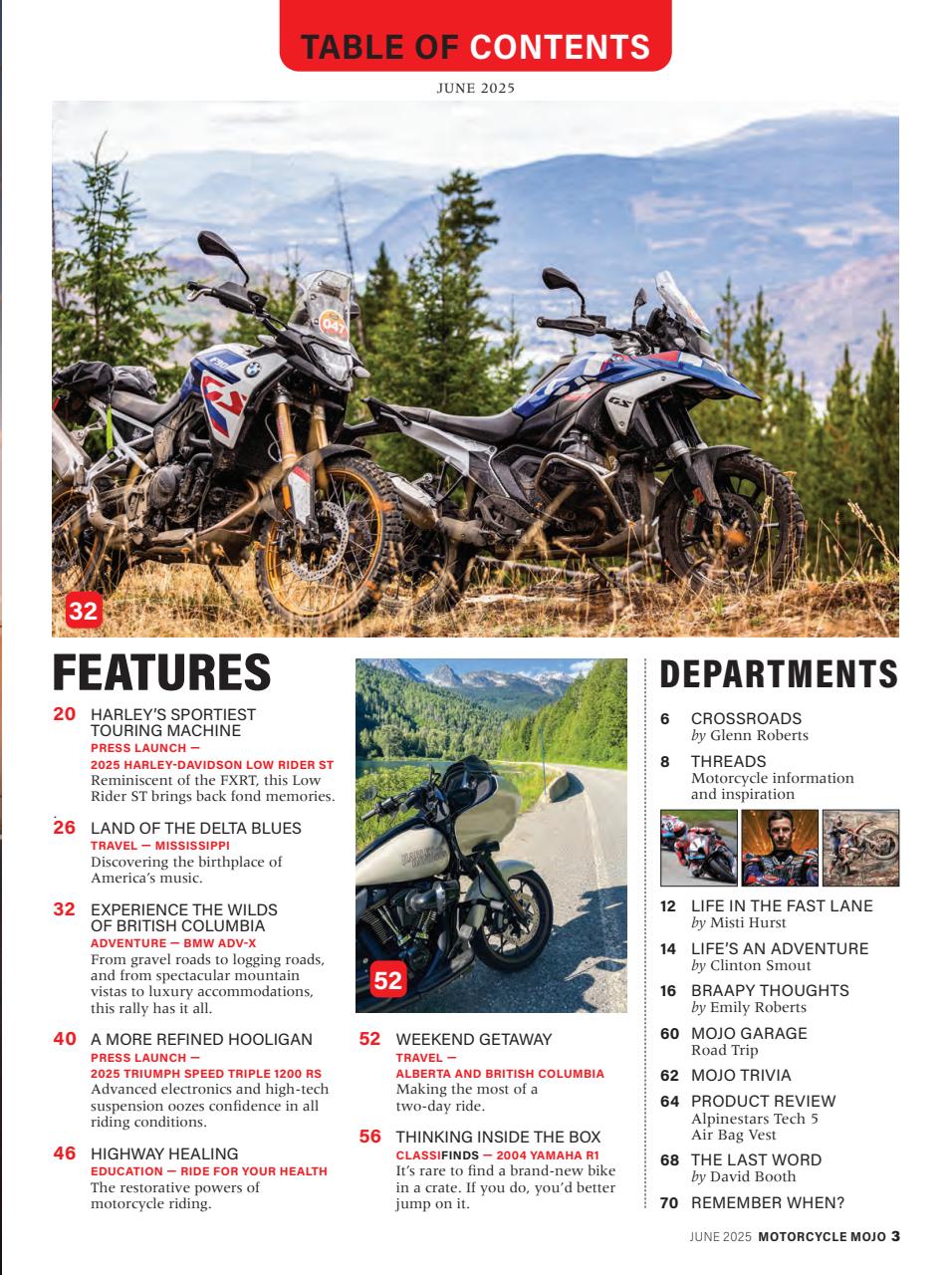 Motorcycle Mojo Preview Pages