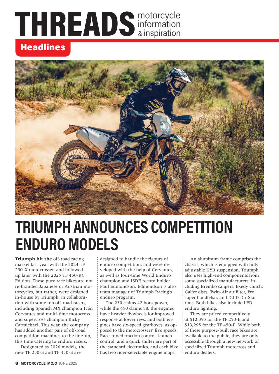 Motorcycle Mojo Preview Pages