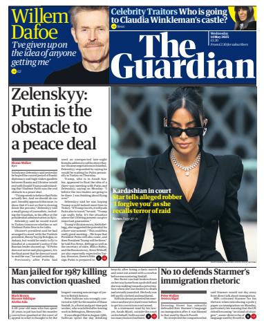 The Guardian Newspaper issue Wednesday, 14 May 2025