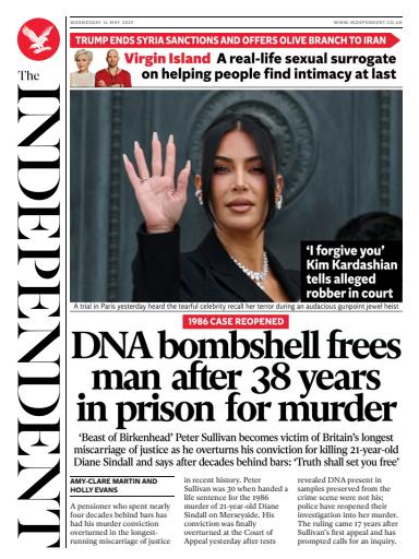 The Independent Daily Edition Newspaper issue 