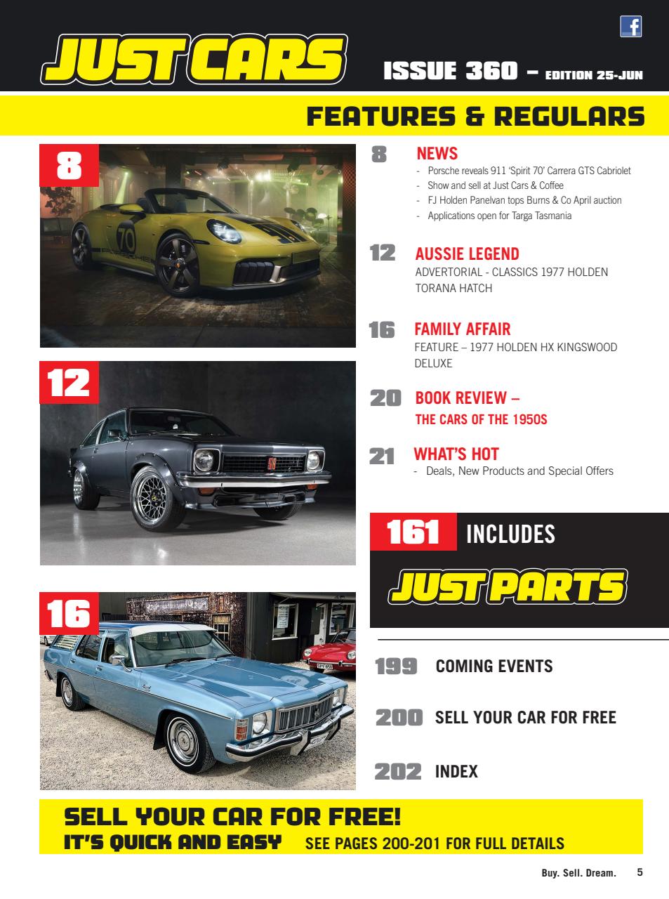 JUST CARS Preview Pages
